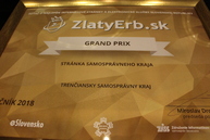 Trenčiansky samosprávny kraj má najlepšie webové sídlo, špeciálnu cenu si v rámci zlatého erbu prevzala i bojnická nemocnica - IMG_1897