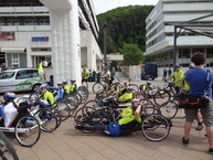 Trenčiansky župan prešiel jednu etapu športovo-charitatívneho podujatia s hendikepovanými cyklistami - 3_resize