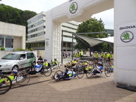 Trenčiansky župan prešiel jednu etapu športovo-charitatívneho podujatia s hendikepovanými cyklistami - 6_resize