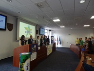 V 10. ročníku regionálneho kola súťaže mladý európan 2015 s veľkým náskokom uspela spojená škola nováky - 5a