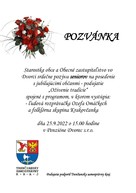 Zväčšiť fotografiu - V dvorci oslavovali s jubilantmi - pozvanka