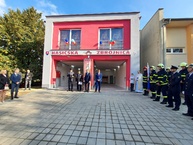 Zväčšiť fotografiu - V kolačíne slávnostne otvorili zrekonštruovanú hasičskú zbrojnicu - 20221008_100824