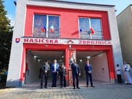 Zväčšiť fotografiu - V kolačíne slávnostne otvorili zrekonštruovanú hasičskú zbrojnicu - 20221008_101017
