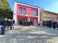 Zväčšiť fotografiu - V kolačíne slávnostne otvorili zrekonštruovanú hasičskú zbrojnicu - 20221008_102131