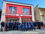 Zväčšiť fotografiu - V kolačíne slávnostne otvorili zrekonštruovanú hasičskú zbrojnicu - 20221008_103308