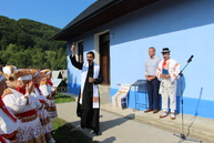 Zväčšiť fotografiu - Viaceré obce v kraji oslavovali výročia, v zliechove otvorili pamätný dom - IMG_0321