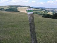 Vynovené turistické značenie môžete nájsť zatiaľ v okresoch myjava a prievidza - MY-5117-18n