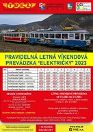Zväčšiť fotografiu - Využite letnú sezónu na jedinečnú jazdu električkou - plagat letna sezona