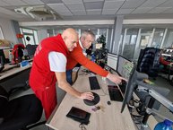 Zväčšiť fotografiu - Župan opäť absolvuje výjazdy k záchranným zložkám a cestárom - 20221229_104052
