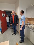 Zväčšiť fotografiu - Župan opäť absolvuje výjazdy k záchranným zložkám a cestárom - 20221229_121412