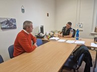 Zväčšiť fotografiu - Župan opäť absolvuje výjazdy k záchranným zložkám a cestárom - 20221229_123817
