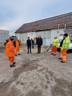 Zväčšiť fotografiu - Župan opäť absolvuje výjazdy k záchranným zložkám a cestárom - 20221229_135548