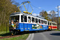 Zväčšiť fotografiu - Skupina nadšencov prevádzkuje električku už 10 rokov - Veľkonočná električka 17.4 2022(49)