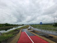 Zväčšiť fotografiu - Bude to jeden z najkrajších úsekov vážskej cyklomagistrály