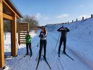 Zväčšiť fotografiu - Cyklotrasy v zime využívajú najmä bežkári - 140493303_1159380287850045_8074606895346598819_o