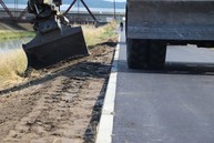 Zväčšiť fotografiu - Finišujú práce na predposlednom úseku vážskej cyklomagistrály