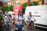 Zväčšiť fotografiu - Káčer bicykloval aj po najobľúbenejšej župnej cyklotrase - TSK_Káčer na bicykli_mini-31