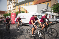 Zväčšiť fotografiu - Káčer bicykloval aj po najobľúbenejšej župnej cyklotrase - TSK_Káčer na bicykli_mini-38
