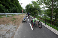Zväčšiť fotografiu - Novú cyklotrasu si už počas prvého dňa vyskúšalo takmer 1 900 cyklistov - 20200601_TSK_cyklotrasa_106w