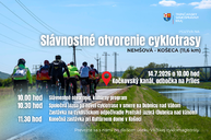 Zväčšiť fotografiu - Otvárame ďalšie kilometre vážskej cyklomagistrály! buďte s nami pri tom.