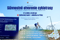 Zväčšiť fotografiu - Otvorte s nami nový úsek vážskej cyklomagistrály spoločnou jazdou na bicykloch