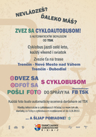 Po trenčianskom kraji premiérovo celé leto jazdí cykloautobus, ktorý odmení každého cyklistu - plagat_cyklobus