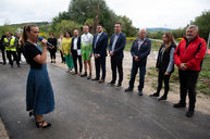 Zväčšiť fotografiu - Prvú časť hornonitrianskej cyklomagistrály otvorili spoločnou jazdou - 20230923_PE_048w