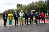 Zväčšiť fotografiu - Prvú časť hornonitrianskej cyklomagistrály otvorili spoločnou jazdou - 20230923_PE_052w