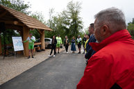 Zväčšiť fotografiu - Prvú časť hornonitrianskej cyklomagistrály otvorili spoločnou jazdou - 20230923_PE_062w