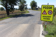 Rekonštrukcie župných ciest sú v každom okrese v plnom prúde - II507 pred Kameničanmi