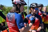 Zväčšiť fotografiu - Stovky nadšencov cyklistiky otvorili spoločnou jazdou nový úsek vážskej cyklomagistrály