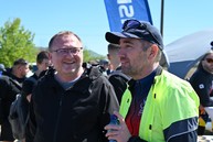 Zväčšiť fotografiu - Stovky nadšencov cyklistiky otvorili spoločnou jazdou nový úsek vážskej cyklomagistrály