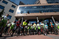 Zväčšiť fotografiu - Tímy trenčianskej župy do práce na bicykli najazdili takmer 11 tisíc kilometrov - 20210601_TN_dopracenabicykli_017w
