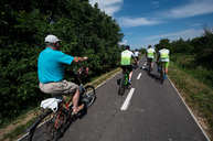 Zväčšiť fotografiu - Tímy trenčianskej župy do práce na bicykli najazdili takmer 11 tisíc kilometrov - 20210628_CYKLOTRASA_NM_TN_034w