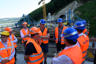 Trenčianska župa rokovala so zástupcami žsr, nové investičné zámery železníc by mali pomôcť regiónu hornej nitry i považia - 20190702_TSK_zeleznica_PU_ZA_062w