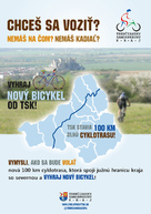 Verejnosť rozhodla, že nová cyklistická tepna kraja ponesie názov vážska cyklomagistrála - plagat_cyklosutaz