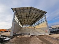 Zväčšiť fotografiu - Viaceré župné cestmajsterstvá s novými prístreškami - 20221229_094530
