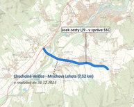 Zväčšiť fotografiu - Vodiči pozor! v trenčianskom kraji začali rozsiahle rekonštrukcie ciest ii. triedy - mapa_02