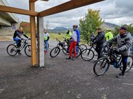 Zväčšiť fotografiu - Výstavba ďalšieho úseku cyklotrasy na považí výrazne pokročila - 20231016_110826