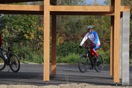 Zväčšiť fotografiu - Výstavba ďalšieho úseku cyklotrasy na považí výrazne pokročila - IMG_7526