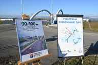 Zväčšiť fotografiu - Začína výstavba predposledného úseku vážskej cyklomagistrály