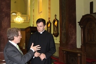 Francúzsky veľvyslanec na návšteve trenčína - 02_navsteva Farskeho kostola_TN
