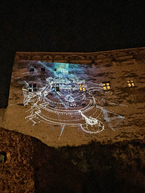 Zväčšiť fotografiu - Barborin palác na trenčianskom hrade sa premenil na plátno - IMG_9065