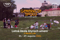 Zväčšiť fotografiu - Bezplatná letná škola štyroch umení v trenčíne pozýva tvoriť