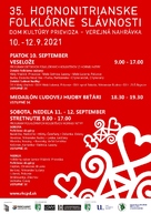 Zväčšiť fotografiu - Hornonitrianske folklórne slávnosti pokračujú v septembri - HFS programovy plagat - september 3
