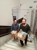 Zväčšiť fotografiu - Knihy v krabiciach – trenčianska knižnica sa sťahuje - 