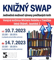 Zväčšiť fotografiu - Knihy vďaka knižnému swapu dostanú druhú šancu - Knizny SWAP VKMR ZMENS