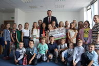 Malé korníčatá sa o svoje úspechy prišli podeliť s trenčianskym županom jaroslavom baškom - IMG_2730