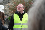 Zväčšiť fotografiu - Na trenčianskom hrade sa zastavil čas, hodinová veža prechádza rekonštrukciou