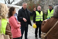 Zväčšiť fotografiu - Na trenčianskom hrade sa zastavil čas, hodinová veža prechádza rekonštrukciou